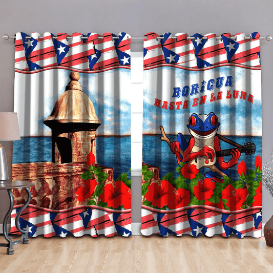 Puerto Rico Beautiful Window Curtains