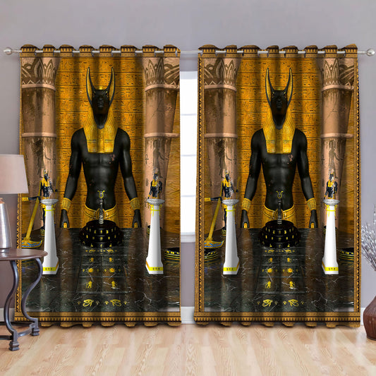 Egypt 3D All Over Printed Window Curtains