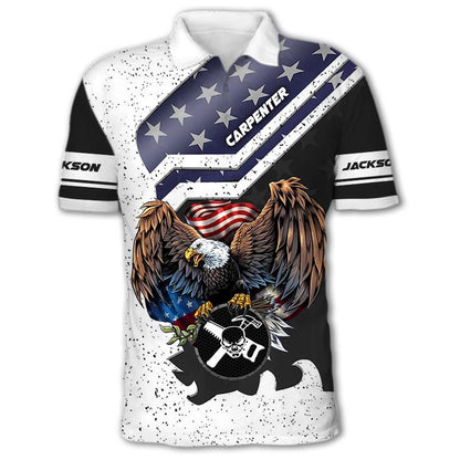 Personalized Name American Carpenter 3D All Over Printed Unisex Shirts Ver 2