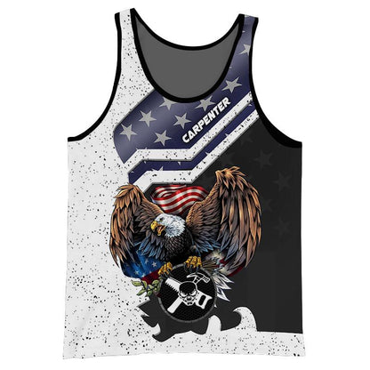 Personalized Name American Carpenter 3D All Over Printed Unisex Shirts Ver 2