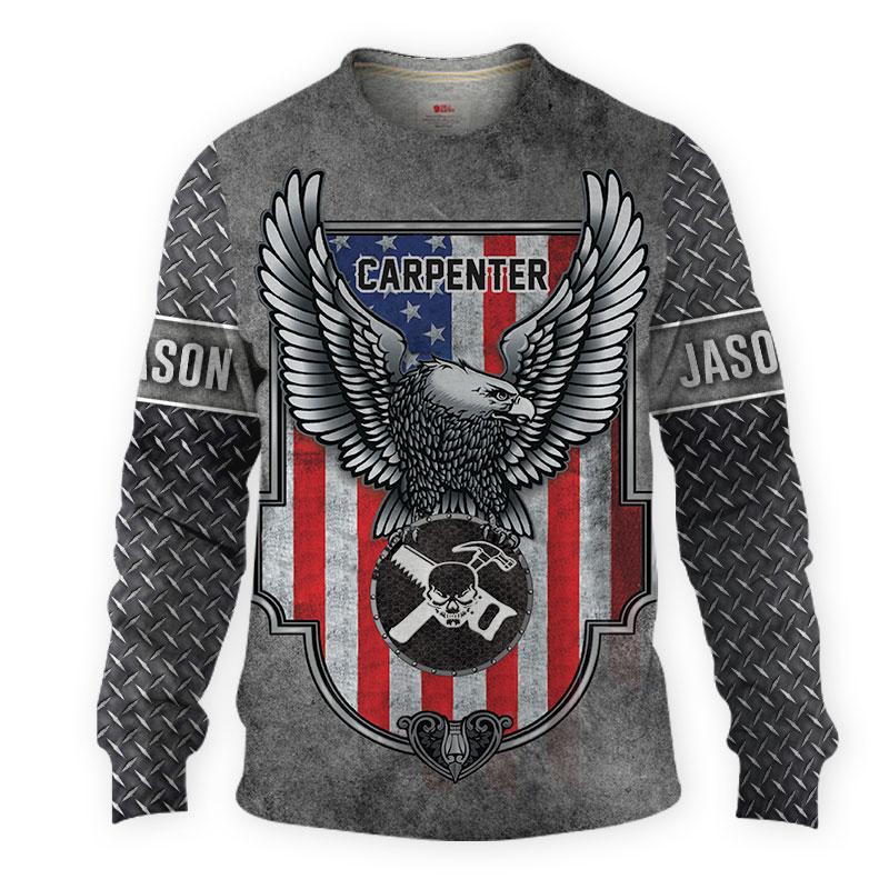 Personalized Name Carpenter 3D All Over Printed Unisex Shirts Ver 3