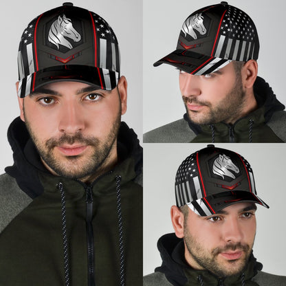 Personalized Name Rodeo Classic Cap American Horse Rider Ver 4