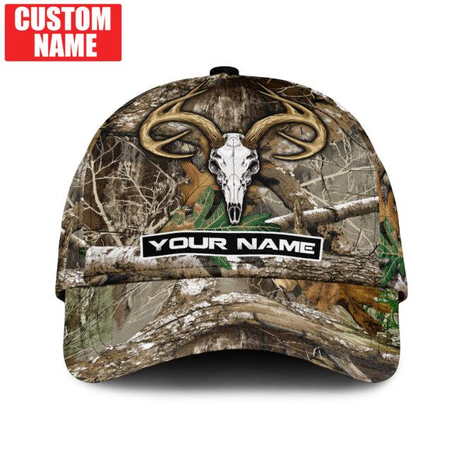 Personalized Name Hunting Classic Cap Skull Ver 2