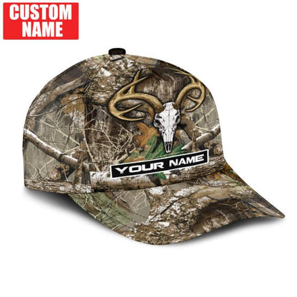 Personalized Name Hunting Classic Cap Skull Ver 2