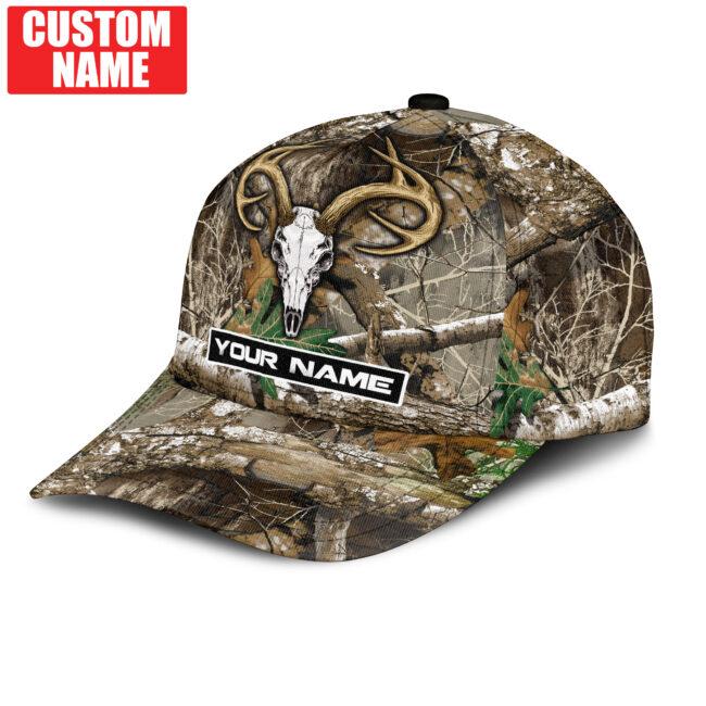 Personalized Name Hunting Classic Cap Skull Ver 2
