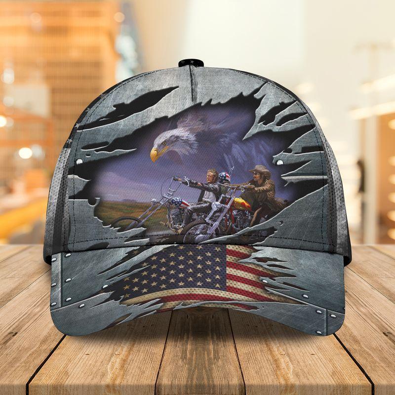 Personalized Name Biker Classic Cap American Biker