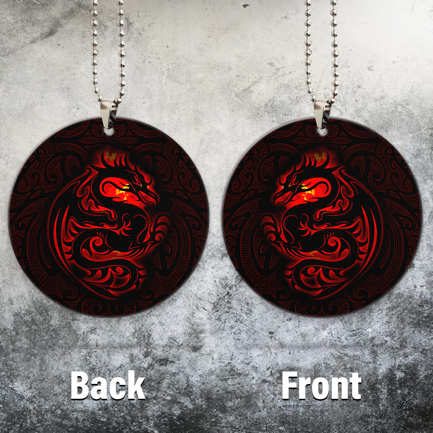 Tribal Dragon Unique Design Car Hanging Ornament