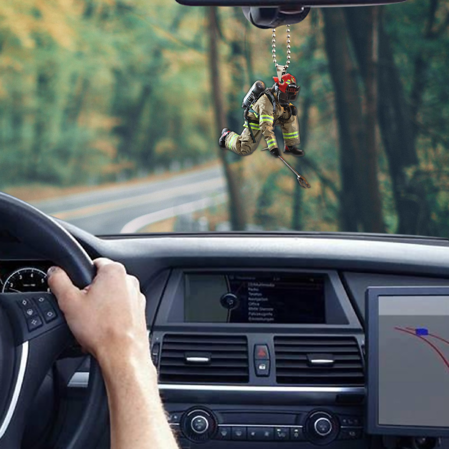 Firefighter Unique Design Car Hanging Ornament SN17042104