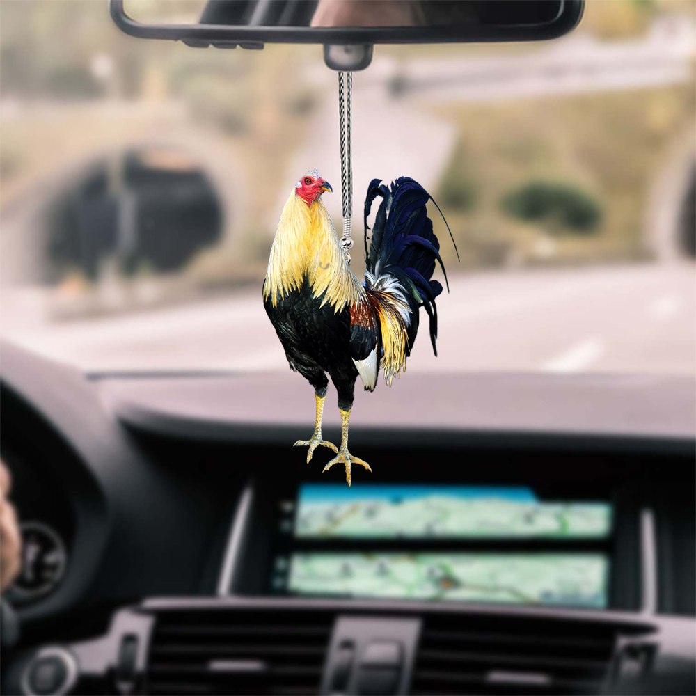 Rooster No 5 Unique Design Car Hanging Ornament