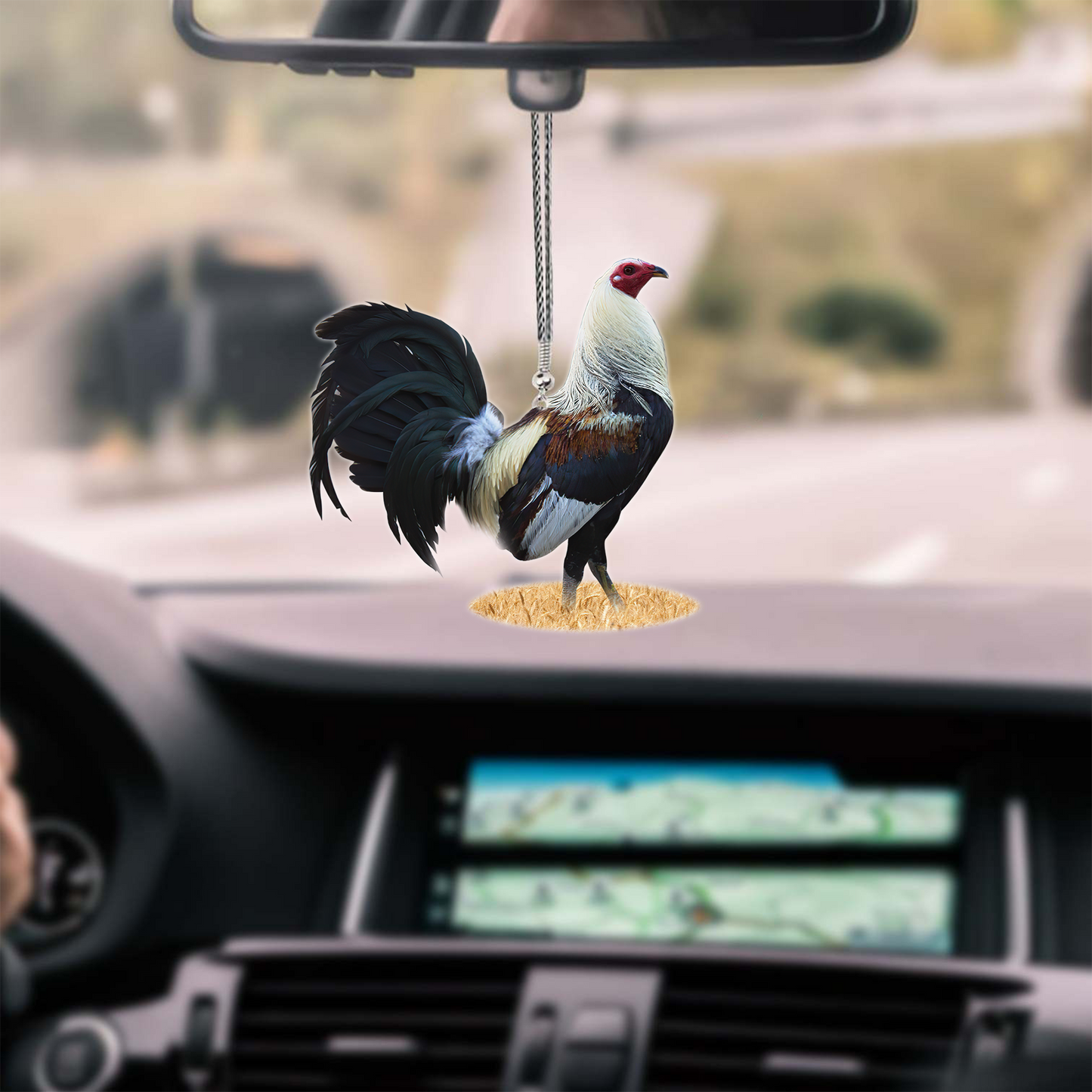 Rooster No 2 Unique Design Car Hanging Ornament