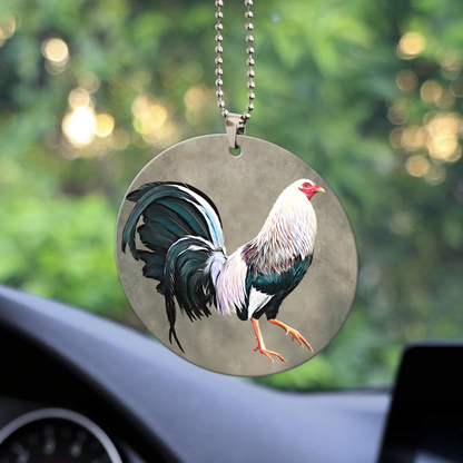 Rooster No 12 Unique Design Car Hanging Ornament