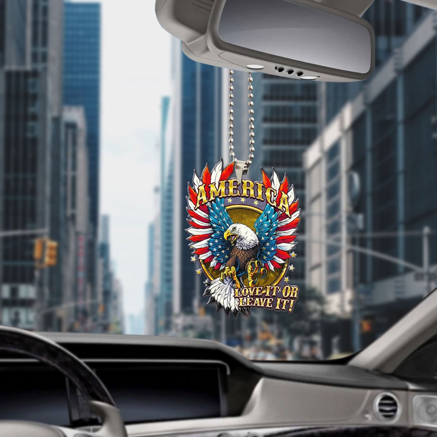 American No4 Unique Design Car Hanging Ornament
