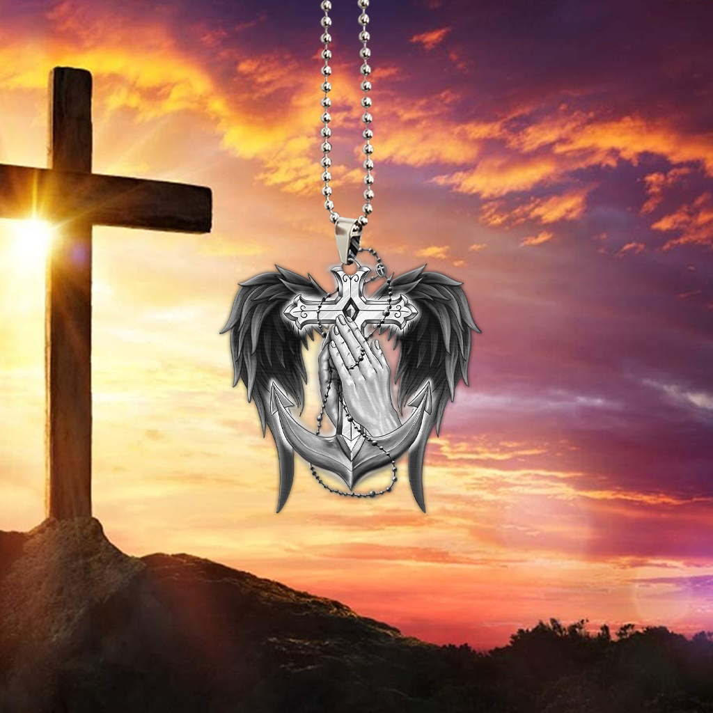 Christian Jesus Anchor Unique Design Car Hanging Ornament HV