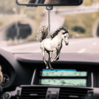 White Horse Unique Design Car Hanging Ornament Pi27042107