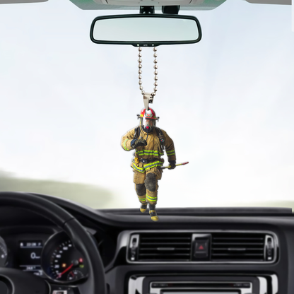 Firefighter Unique Design Car Hanging Ornament MH17042104