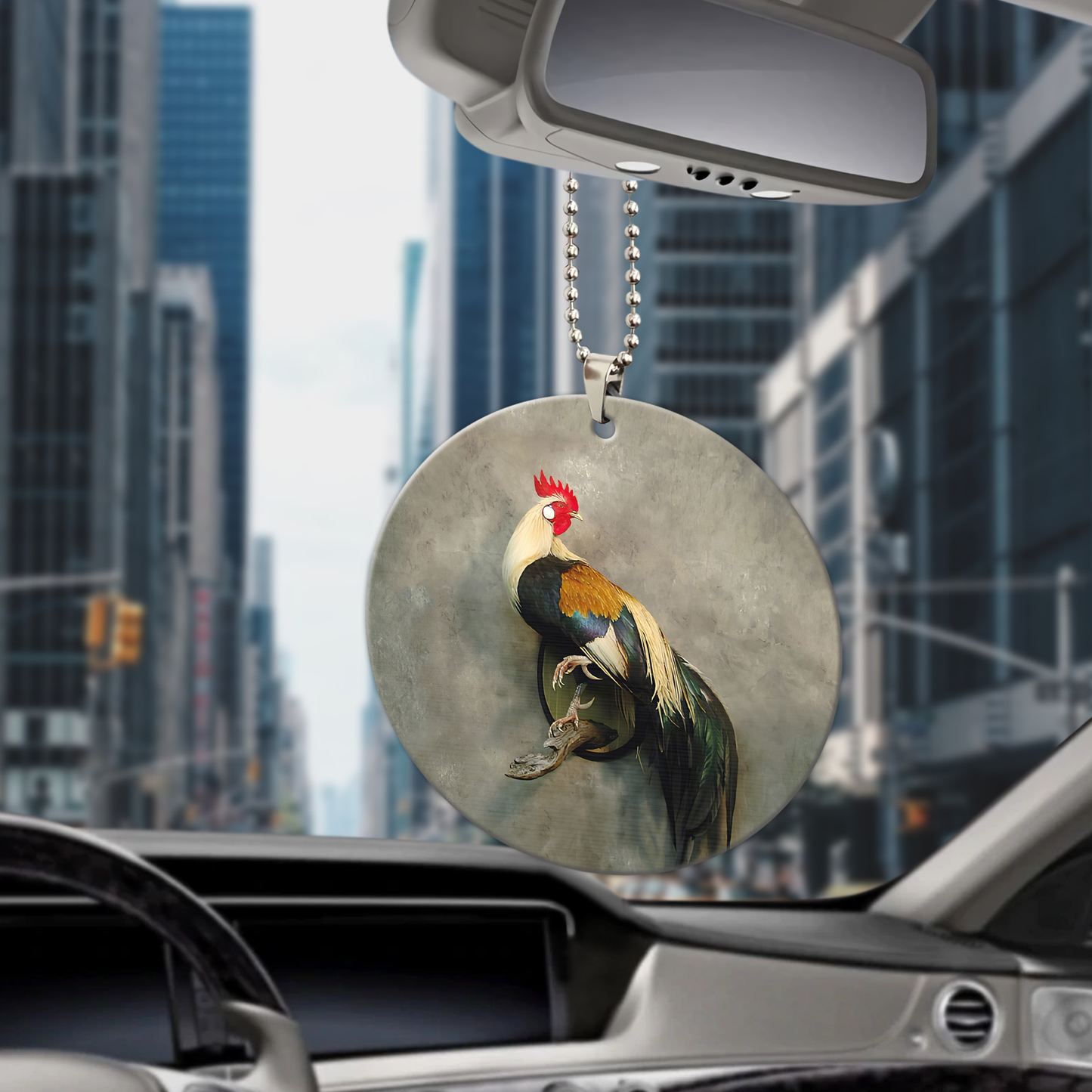 Rooster No 11 Unique Design Car Hanging Ornament