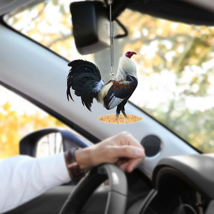 Rooster No 2 Unique Design Car Hanging Ornament