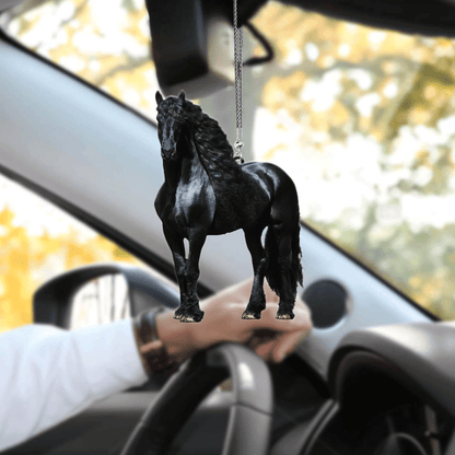 Black Horse Unique Design Car Hanging Ornament Pi27042104