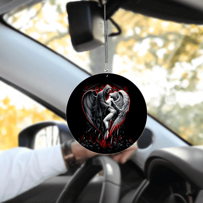 Skull and Beauty Unique Design Car Hanging Ornament