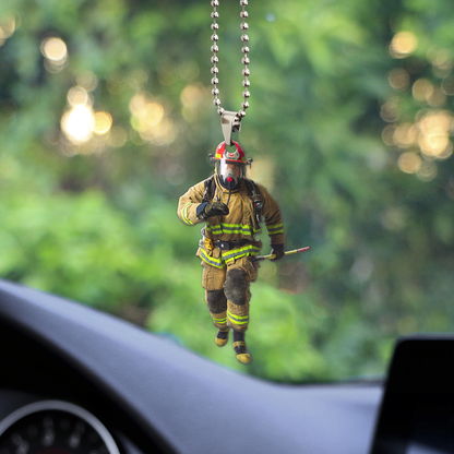 Firefighter Unique Design Car Hanging Ornament MH17042104