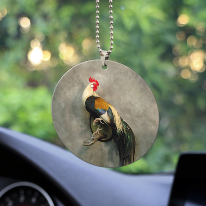 Rooster No 11 Unique Design Car Hanging Ornament
