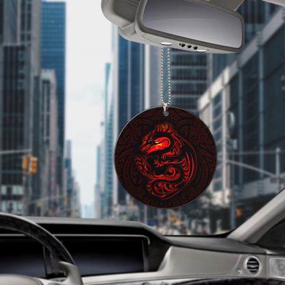 Tribal Dragon Unique Design Car Hanging Ornament