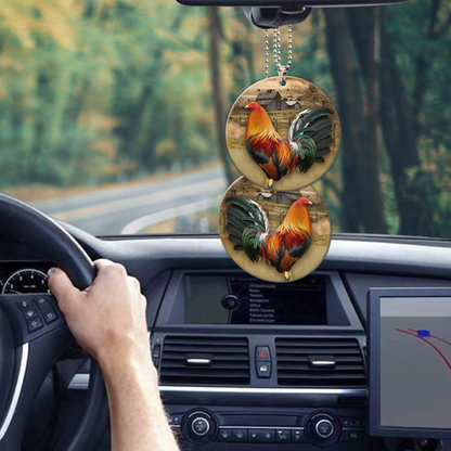 Rooster Unique Design Car Hanging Ornament TNA22042109