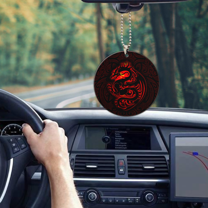 Tribal Dragon Unique Design Car Hanging Ornament
