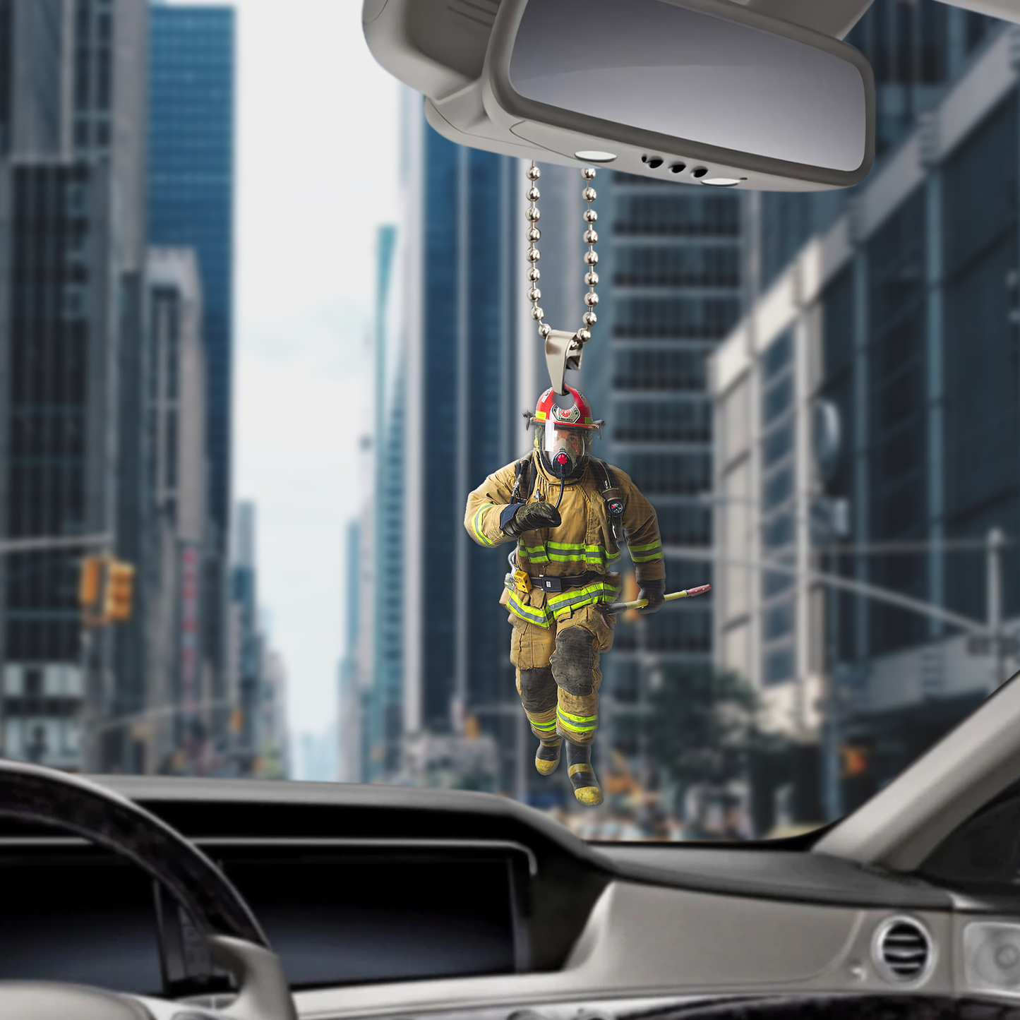 Firefighter Unique Design Car Hanging Ornament MH17042104