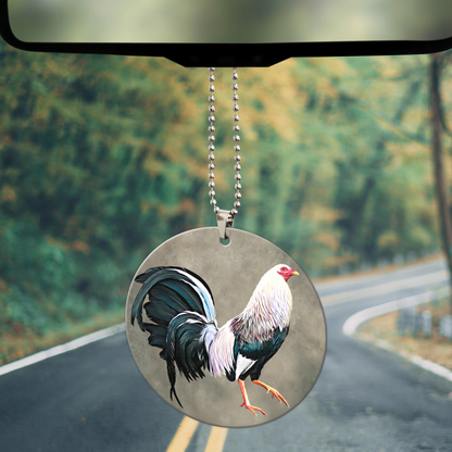 Rooster No 12 Unique Design Car Hanging Ornament