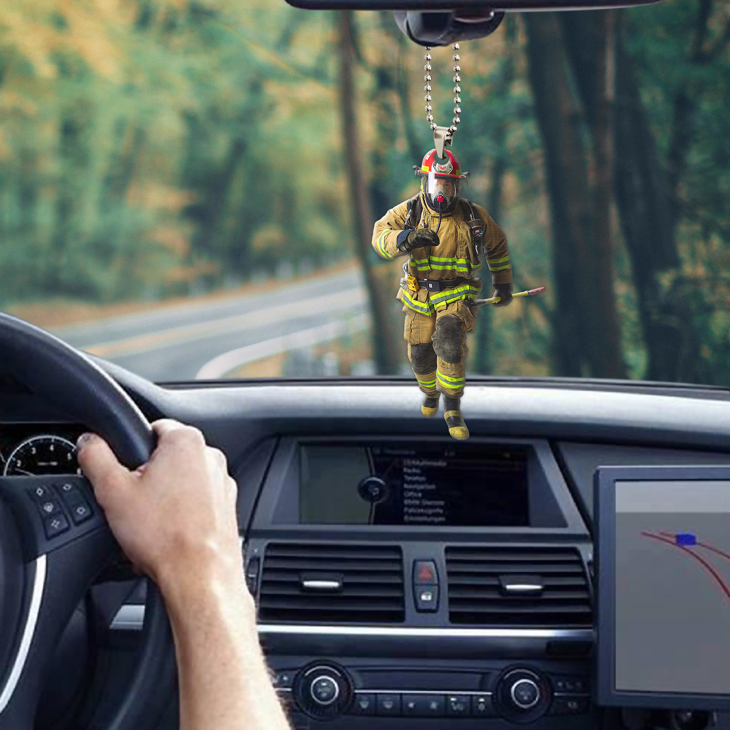 Firefighter Unique Design Car Hanging Ornament MH17042104