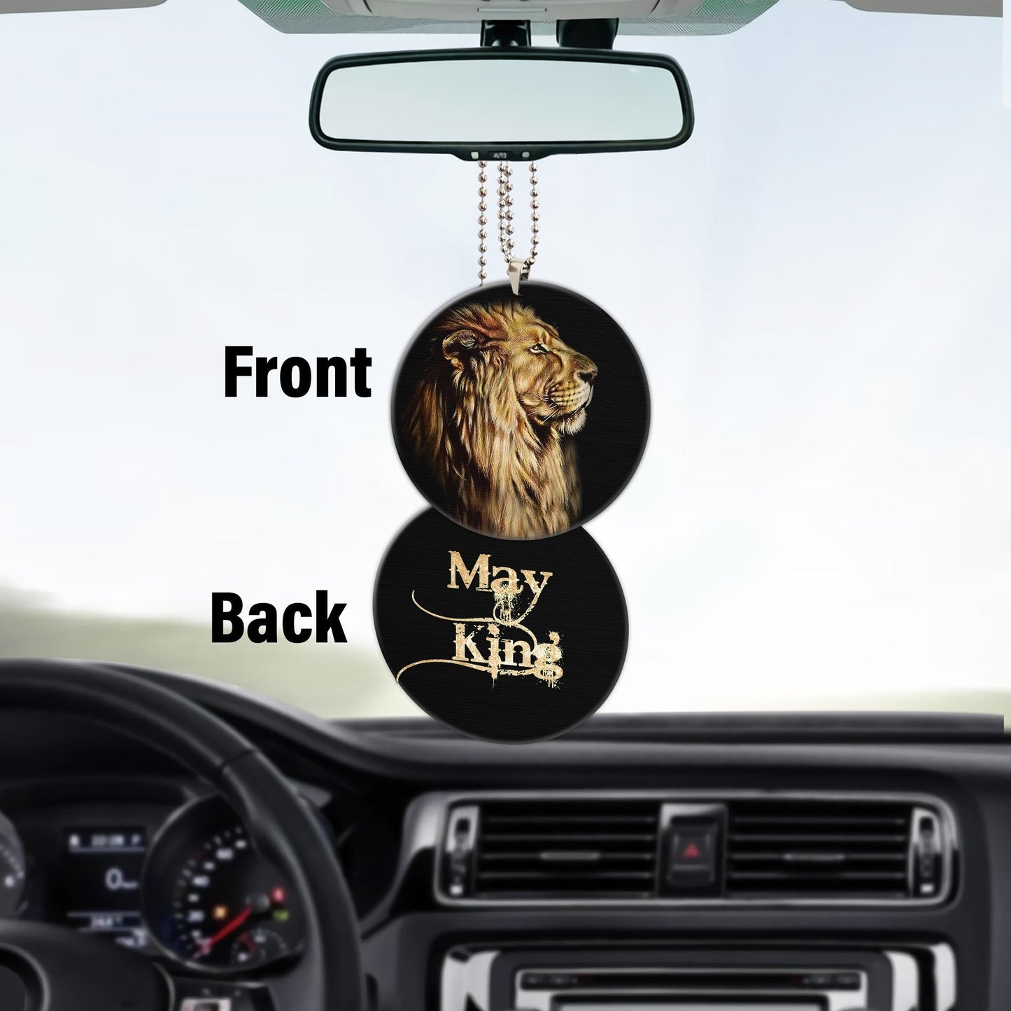 May King Lion Unique Design Car Hanging Ornament