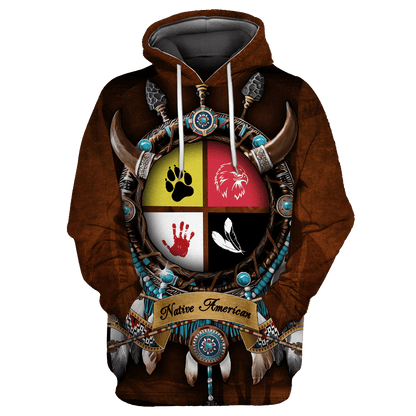 Native American 3D All Over Printed Unisex Shirts