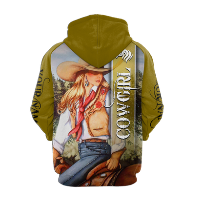 Cowgirl Customize 3D All Over Printed Shirts VP19122008XT