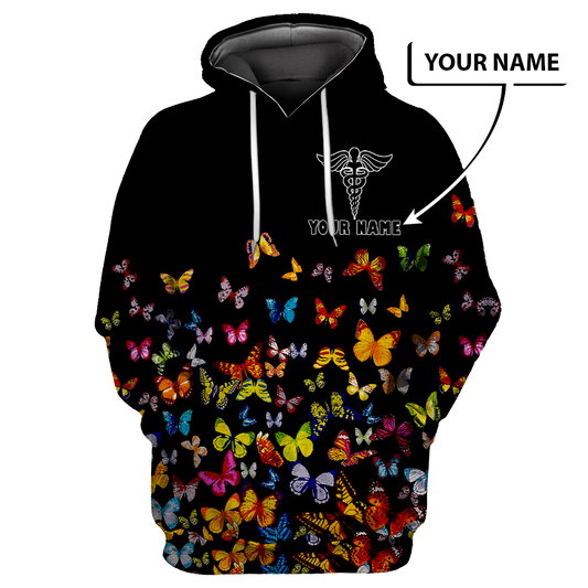 Premium Nurse Personalized Name 3D All Over Printed Unisex Shirts