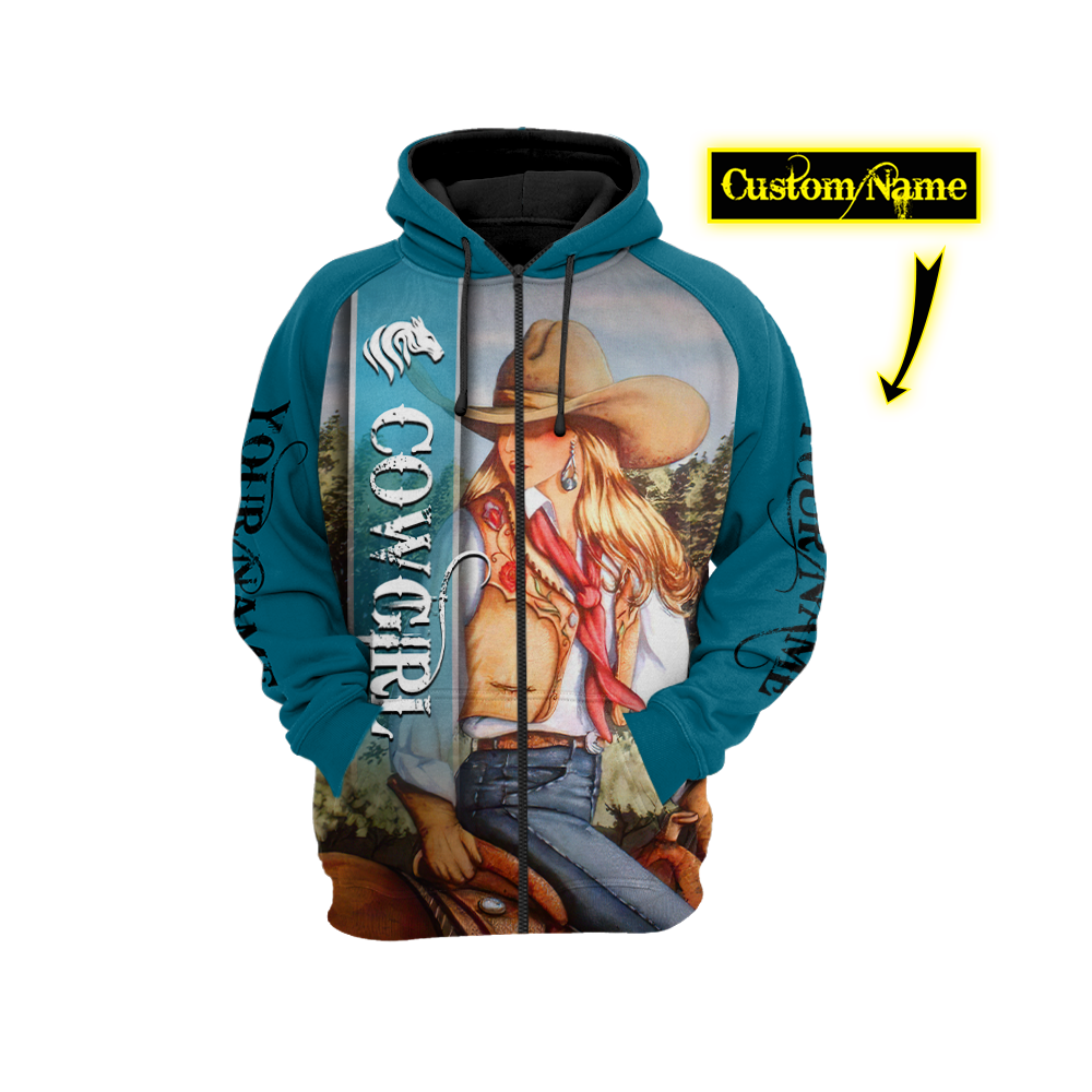 Cow Girl 3D All Over Printed Shirts VP19122007XT