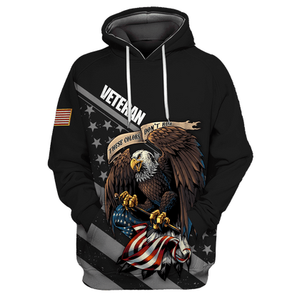 Premium Unique Veterans Polo Shirts Ultra Soft And Comfort Black Collar Black