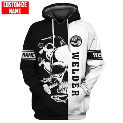 Tmarc Tee Personalized Welder Apparel Skull Welding