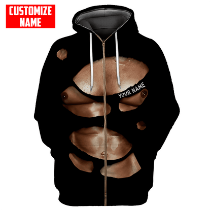 Customize Name Gym 3D All Over Printed Unisex Shirts