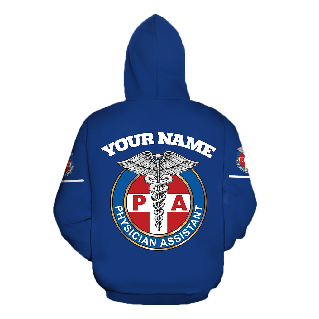 Premium Nurse Personalized Name 3D All Over Printed Unisex Shirts