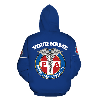 Premium Nurse Personalized Name 3D All Over Printed Unisex Shirts