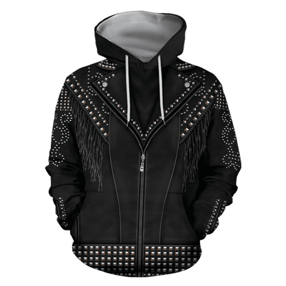 Cowboy Jacket No22 Cosplay 3D Over Printed Unisex Deluxe Hoodie ML