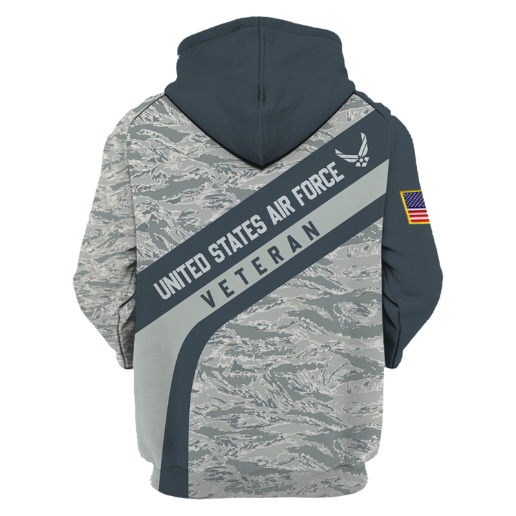 Premium Unique U.S Air Force Veteran Polo All Over Printed Personalized Shirt