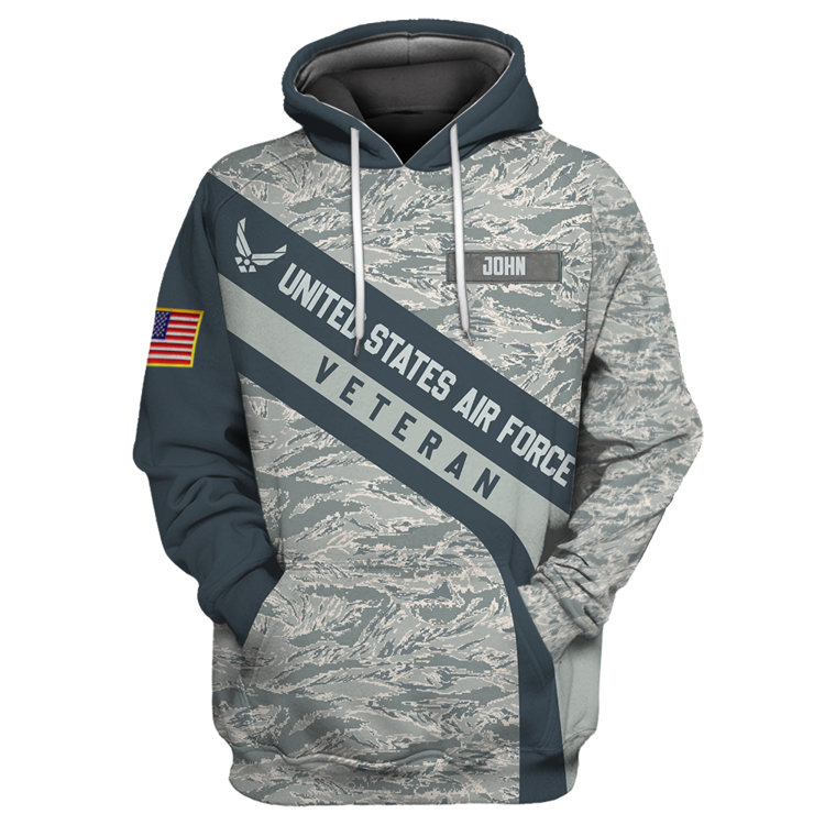 Premium Unique U.S Air Force Veteran Polo All Over Printed Personalized Shirt