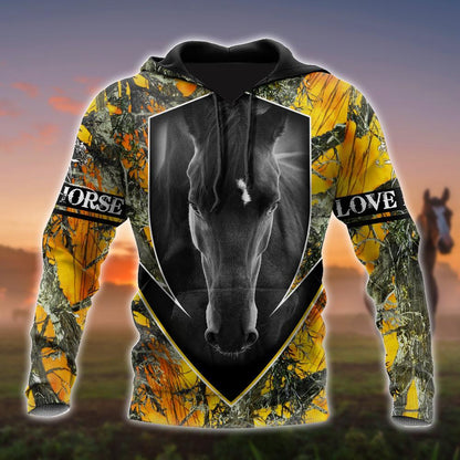 Love Horse 3D All Over Printed Shirts For Men And Women TR1912202CL