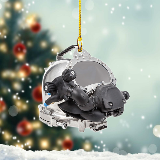 Scuba Diving Customized Shaped Ornament