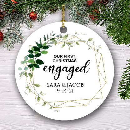 Our First Christmas Together Customized Ornament Christmas Gift For Couple Home Decor