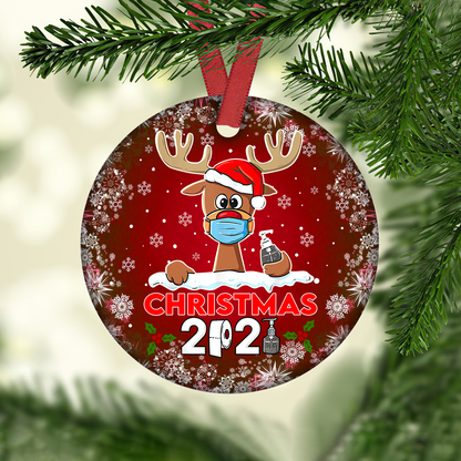 Reindeer Customized Ornament Christmas Gifts Memorial Gift Home Decor