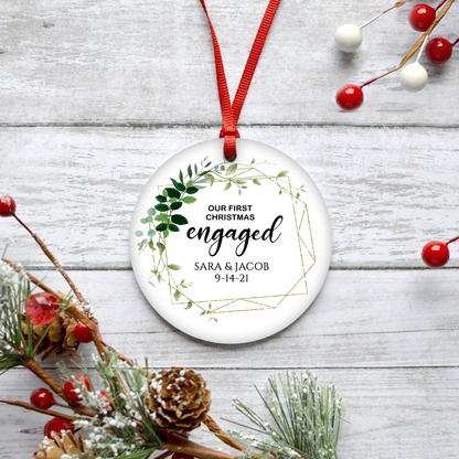 Our First Christmas Together Customized Ornament Christmas Gift For Couple Home Decor