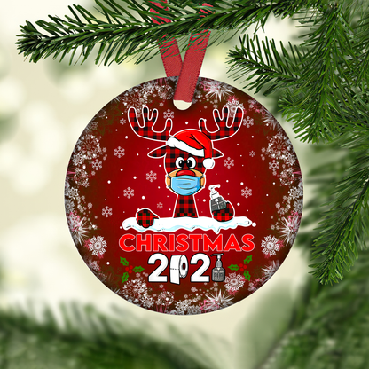 Reindeer Customized Ornament Christmas Gifts Memorial Gift Home Decor